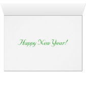 Joyeux Noël étoile verte (Intérieur Horizontal (Bas))