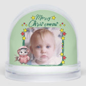 Joyeux Noël étoiles photo vert souris (Avant)