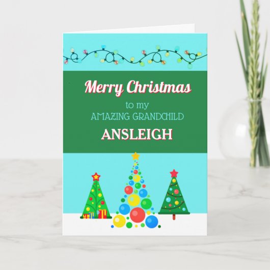 Joyeux Noël extraordinaire carte enfant (Devant)