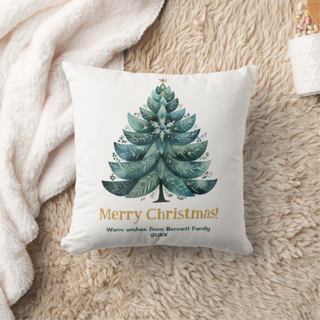 Joyeux Noël famille coussin (Couverture)