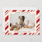 Joyeux Noël Famille de photos Invitation (Devant)