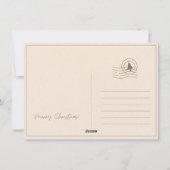 Joyeux Noël Famille Photo Carte de vacances (Dos)