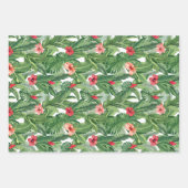 Joyeux Noël Famille Photo Feuille de Fleur Tropica (Devant 2)