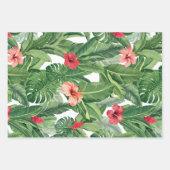 Joyeux Noël Famille Photo Feuille de Fleur Tropica (Devant)