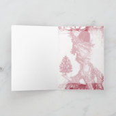 Joyeux Noel Feestdagen Kaart (Binnen)