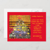 Joyeux Noël Festival Cartes de saison (Devant / Derrière)