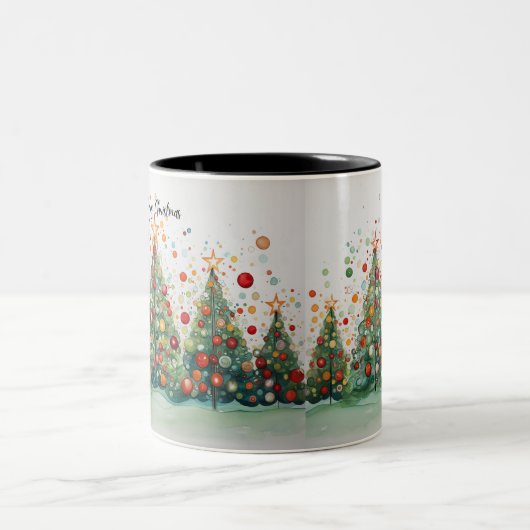 Joyeux Noël : Festive Holiday Mug (Centre)