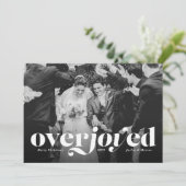 Joyeux Noël Fête carte photo nouvellement marié (Debout devant)