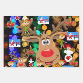 Joyeux Noël Feuilles d'enveloppement Papier (Devant)