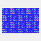 Joyeux Noël Feuilles Envelopper Papier (Devant 2)