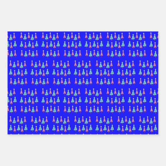 Joyeux Noël Feuilles Envelopper Papier (Devant 2)