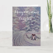 Joyeux Noël fils / carte de vacances (Devant)