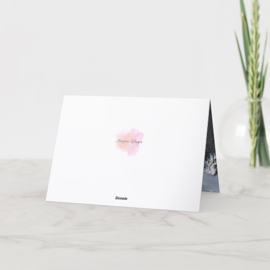 Joyeux Noël, Fils, Carte de voeux pliée (Dos)