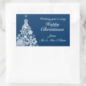 Joyeux Noël flocon de neige cadeau arbre étiquette (Sac)