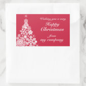 Joyeux Noël flocon de neige cadeau étiquettes (Sac)