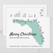 Joyeux Noël Floride Carte Nouveau Accueil (Devant / Derrière)