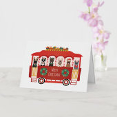 Joyeux Noël Français Bulldogs Vacances Trolly (Orchidée)