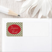 Joyeux Noel - Français Noël Retour Étiquettes (En situation)