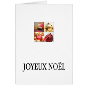 Joyeux Noël - Frans Kerstfeest - Carte de Noël
