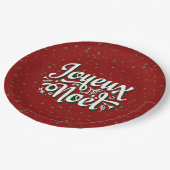 Joyeux Noël Frans Kerstmis Tekst 9" Papier Bord (Gekanteld)