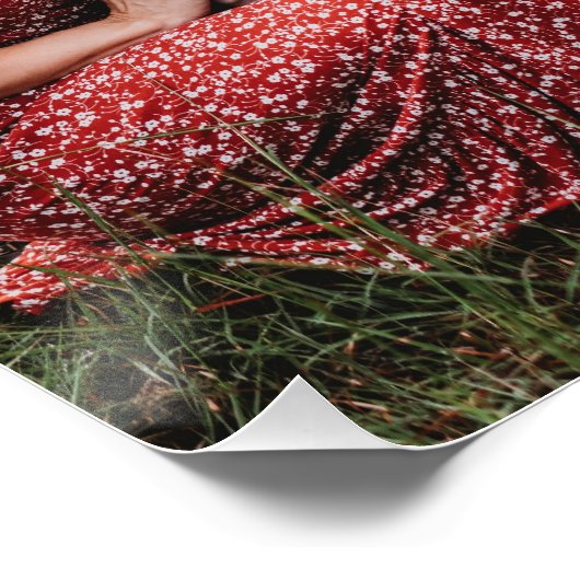 Joyeux Noel Frans Kerstmis Vier Fotocollage Perfect Poster (Hoek)