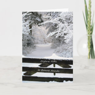 Joyeux Noël Franse kerstkaart Feestdagen Kaart