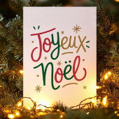 Joyeux Noël French Christmas Feestdagen Kaart