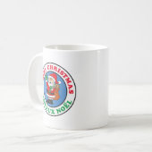 Joyeux Noel French Christmas Santa Coffee Mug (Devant gauche)