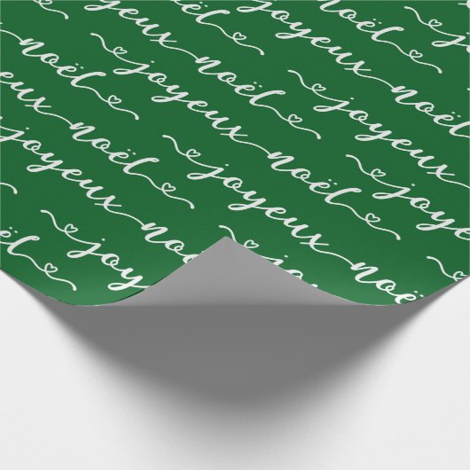 Joyeux Noel French Design Cadeaupapier (Hoek)