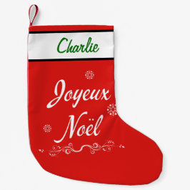 Joyeux Noel French Louisiana Cajun Merry Kerstmis Kleine Kerstsok