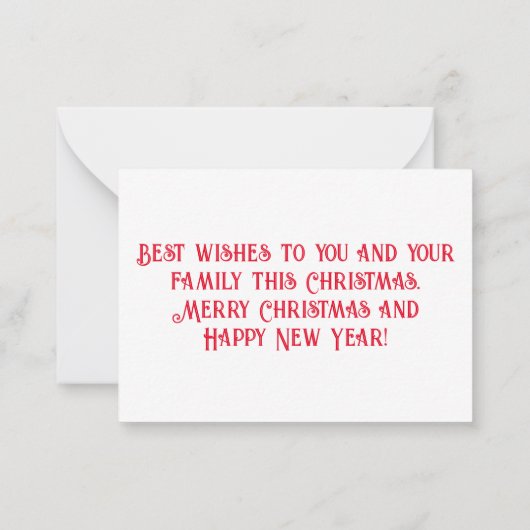 joyeux Noël fun chic script photo carte de vacance (Dos)