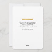 Joyeux Noël | Future M. et Mme. Carte de vœux phot (Dos)