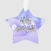 Joyeux Noël gens de neige Police, Blue Tint neige (dos)