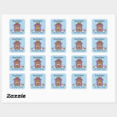 Joyeux Noël Gingerbread House #1 Stickers (Feuille)