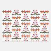 Joyeux Noël Gingerpain Enveloppement Feuilles de p (Devant 3)