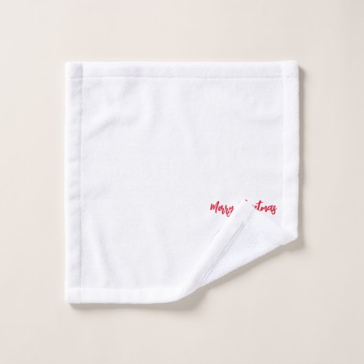 Joyeux Noël Gnome (Gant de toilette)