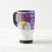 Joyeux Noël Gnome En Mug De Voyage Casquette Viole (Devant gauche)