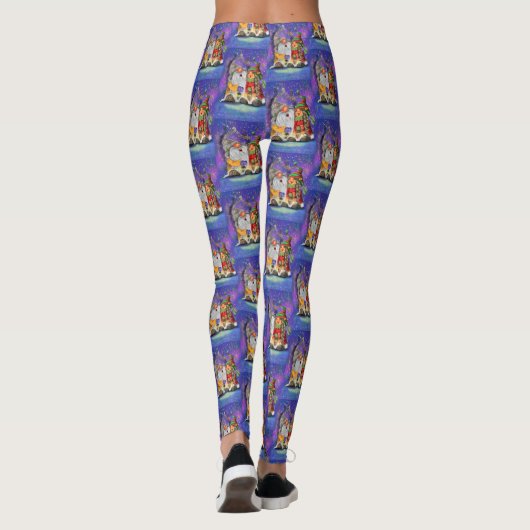 Joyeux Noël Gnome Leggings (Dos)