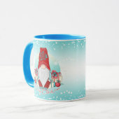 Joyeux Noël Gnome Mug (Devant gauche)