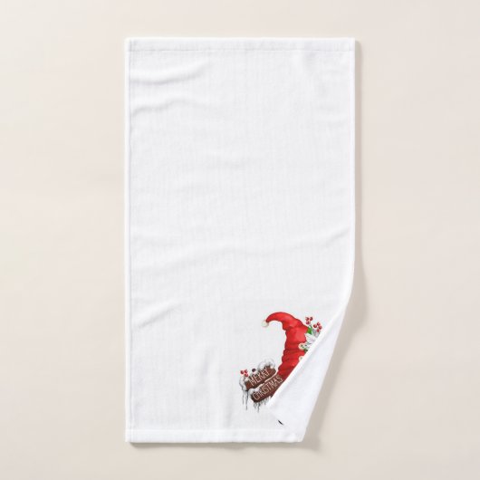 Joyeux Noël Gnomes (Serviette à main)