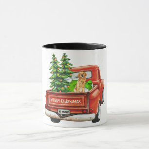 Joyeux Noël Golden Retriever Chien Mug