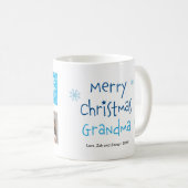 Joyeux Noël Grand-mère 2 Photo Custom Mug (Devant droit)