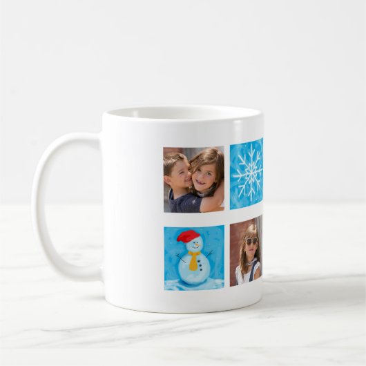 Joyeux Noël Grand-mère 2 Photo Custom Mug (Gauche)