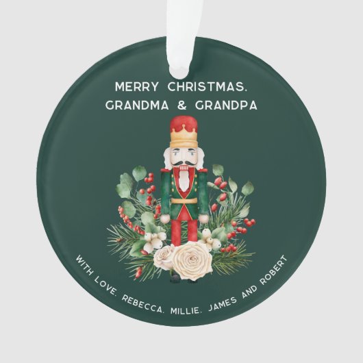Joyeux Noël grand-mère grand-père Nutcracker Photo (devant)