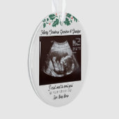 Joyeux Noël Grand-parents Grossesse Ultrasound (devant)