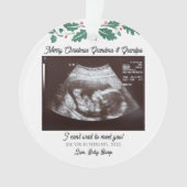Joyeux Noël Grand-parents Grossesse Ultrasound (devant)
