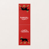 Joyeux Noël Great Dane Card (Outside Unfolded)