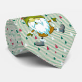 Joyeux Noël Green Gnome Cravate (Roulé)