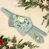 Joyeux Noël Green Gnome Cravate