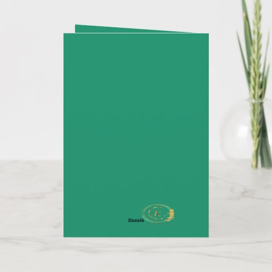 Joyeux Noël Green Pad Cartes (Dos)
